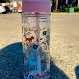 Cute animal back to school water bottle also great for hot days.